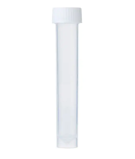 Transport Tube - White screw cap