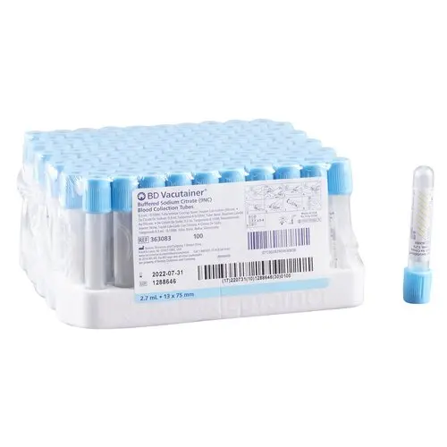 [BD363083] Light Blue Tube - Sodium Citrate