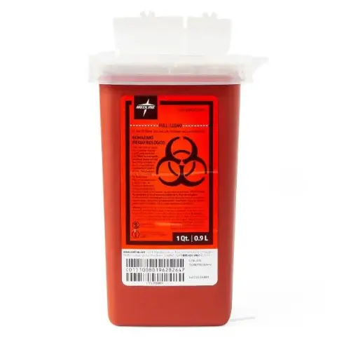 [MDS705110H] Sharps Container - 1QT 